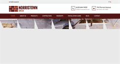 Desktop Screenshot of norristownbrick.com